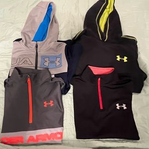 4 piece Under Armour lot Boys Medium